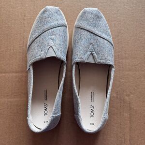 TOMS Women's Alpargata Cupsole Shoes 12 M Women Cloud Gray NWT